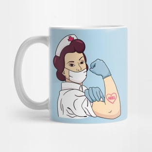 Rosie the Riveter Nurse Mug